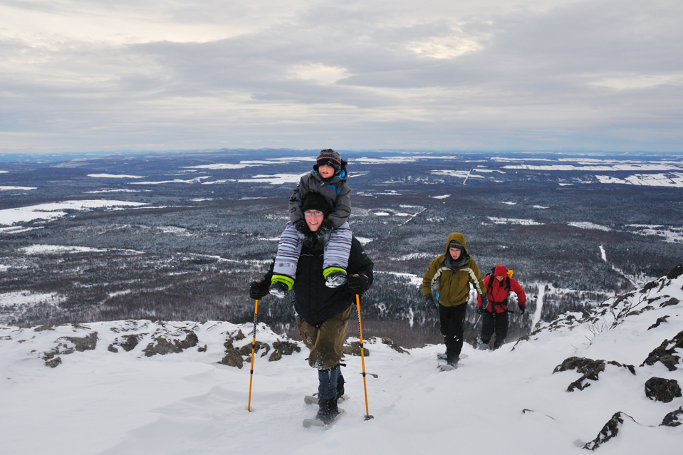 Raquette au Mont-Ham (&copy;Parc régional du Mont-Ham)