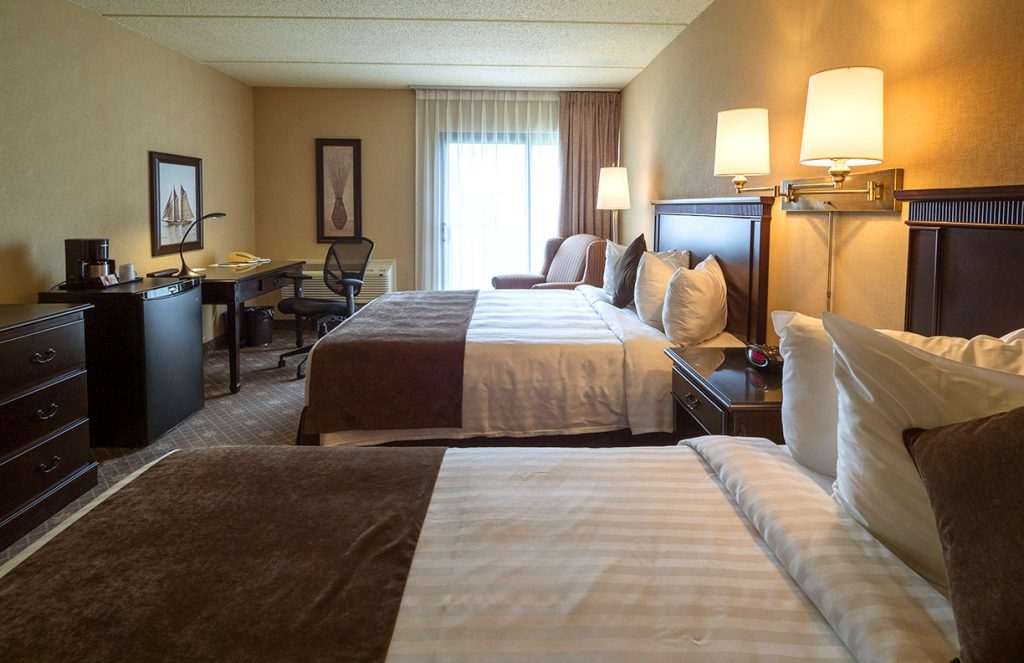 Chambre à 2 grands lits queen (&copy;HÔTEL LE PRÉSIDENT)