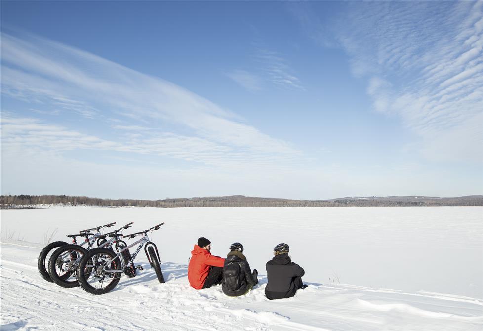 Fatbike (&copy;PARC NATIONAL DE LA YAMASKA / SEPAQ)