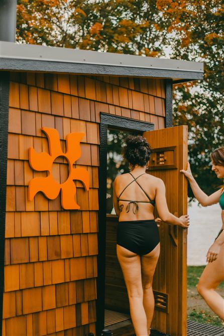 Sauna Solstice  (&copy;Fabrice Cloutier)